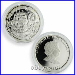 Cook Islands set 6 coins Tall Ships of 20th Century silver 2008
