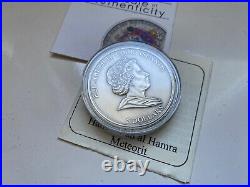 Cook Meteorite Coin No Coa 2010 5 Dollar