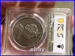 Cook islands 2010 Meteorite The HAH 280 5 Dollars Silver Coin Pcgs Ms70 Rare