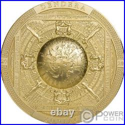 DENDERA Gilded Archeology Symbolism 3 Oz Silver Coin 20$ Cook Islands 2020