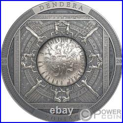 DENDERA Zodiac Archeology Symbolism 3 Oz Silver Coin 20$ Cook Islands 2020