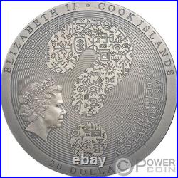 DENDERA Zodiac Archeology Symbolism 3 Oz Silver Coin 20$ Cook Islands 2020