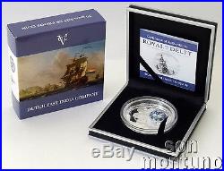 DUTCH EAST INDIA COMPANY VOC Royal Delft Series Silver Coin 2014 COOK ISLANDS