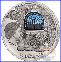 Dominus Flevit-JERUSALEM -Holy Windows 50g Proof Silver Coin Cook Islands 2015