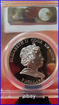 Don Juan de Austria Battle of Lepanto 5$ Cook Island Silver Coin 2010 PCGS PR69