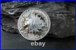 ELBRUS 7 Summits 5 Oz Silver Coin 25$ Cook Islands 2021