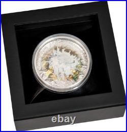 ELBRUS 7 Summits 5 Oz Silver Coin 25$ Cook Islands 2021