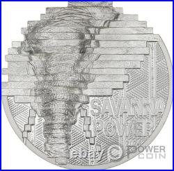ELEPHANT Reconstruction 2 Oz Silver Coin 10$ Cook Islands 2024