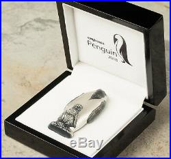 EMPERROR PENGUIN 88 g shaped silver coin Cook Islands 2018