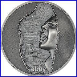 ESCAPE Trapped 1 Oz Silver Coin $5 Cook Islands 2023