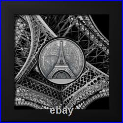 Eiffel Tower Historical Monuments 2 oz Silver Coin 10$ Cook Islands 2024
