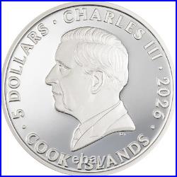 Envy Seven Deadly Sins 2026 $5 1 oz Pure Silver Proof Coin Cook Islands CIT