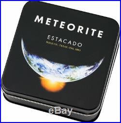 Estacado Meteorite 1/2 oz Titanium Silver 925 Silk Finish 2019 Silbermünze