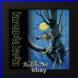 FEAR OF THE DARK Iron Maiden 1 Oz Silver Coin $5 Cook Islands 2022