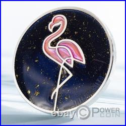 FLAMINGO Line Art 1 Oz Silver Coin 5$ Cook Islands 2026