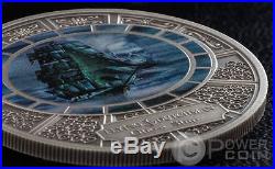 FLYING DUTCHMAN Ghost Ship Silver Coin 5$ Cook Islands 2016