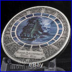FLYING DUTCHMAN Ghost Ships Series Silver Proof Coin BOX+COA 2016 Cook Islands