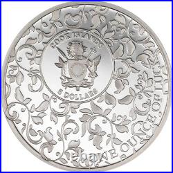 Four Leaf Clovers Ounce of Luck 2026 $5 1oz Silver Proof Coin Cook Island CIT