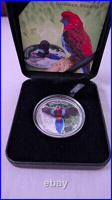 Four World of Parrots $5 World of Parrots Silver Proof Coins, Cook Islands 2014