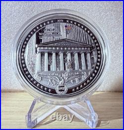 GEORGE WASHINGTON An American Life 5 Oz Silver Coin $25 Cook Islands 2021 GEORGE WASHINGTON An American Life 5 Oz Silver Coin $25 Cook Islands 2021