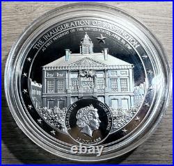 GEORGE WASHINGTON An American Life 5 Oz Silver Coin $25 Cook Islands 2021 GEORGE WASHINGTON An American Life 5 Oz Silver Coin $25 Cook Islands 2021