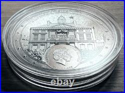GEORGE WASHINGTON An American Life 5 Oz Silver Coin $25 Cook Islands 2021 GEORGE WASHINGTON An American Life 5 Oz Silver Coin $25 Cook Islands 2021