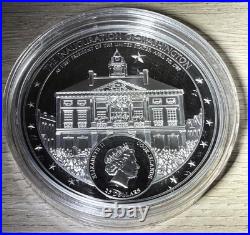 GEORGE WASHINGTON An American Life 5 Oz Silver Coin $25 Cook Islands 2021 GEORGE WASHINGTON An American Life 5 Oz Silver Coin $25 Cook Islands 2021