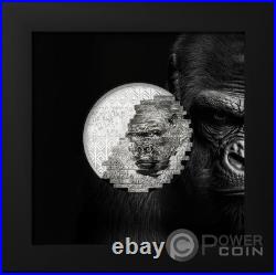 GORILLA Reconstruction 2 Oz Silver Coin 10$ Cook Islands 2025