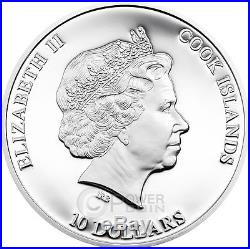 GREAT STAR OF AFRICA Cullinan Diamonds 2 Oz Silver Coin 10$ Cook Islands 2015