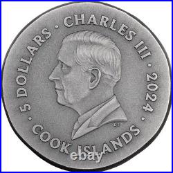 GRYPHON Numismatic Icons 1 Oz Silver Coin $5 Cook Islands 2024 GRYPHON Numismatic Icons 1 Oz Silver Coin $5 Cook Islands 2024