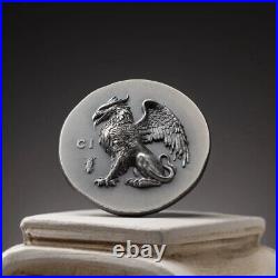 GRYPHON Numismatic Icons 1 Oz Silver Coin $5 Cook Islands 2024 GRYPHON Numismatic Icons 1 Oz Silver Coin $5 Cook Islands 2024