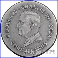 GRYPHON Numismatic Icons Silver Coin 5$ Cook Islands 2024