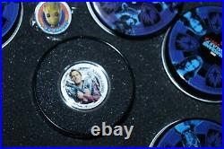 Guardians of the Galaxy Cook Islands. 999 Silver (5) Coins in Custom Box