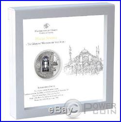 HAGIA SOPHIA Windows Of Heaven Cathedral Silver Coin 10$ Cook Islands 2016