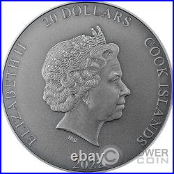 HELIOS Gods of The World 3 Oz Silver Coin $20 Cook Islands 2022