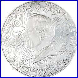 Hawaii Topography 2024 $25 5 oz Silver Proof Coin Cook Islands CIT
