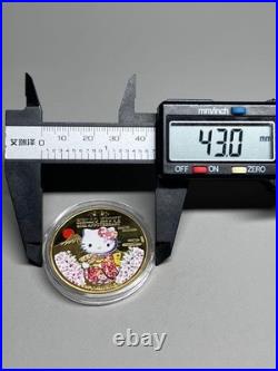 Hello Kitty 40th Anniversary Coin Cook Islands 2014 with Case