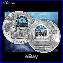 JERUSALEM DOMINUS FLEVIT WINDOWS OF HEAVEN 2015 COOK ISLANDS 50g SILVER COIN
