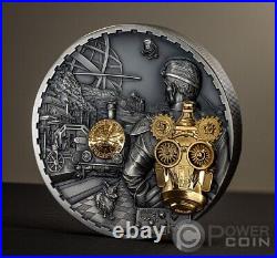 JET PACK Steampunk 1 Kg Kilo Edition Silver Coin 100$ Cook Islands 2023