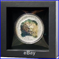 KILIMANJARO 7 SUMMITS 5 oz silver coin Cook Islands 2019 in OGP