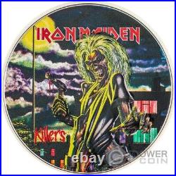 KILLERS Iron Maiden 1 Oz Silver Coin 5$ Cook Islands 2024