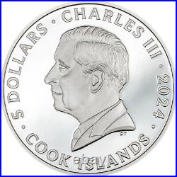 KILLERS Iron Maiden 1 Oz Silver Coin $5 Cook Islands 2024 KILLERS Iron Maiden 1 Oz Silver Coin $5 Cook Islands 2024