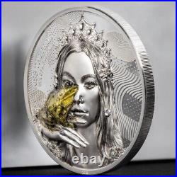KISS THE FROG Eye of a Fairytale 2 Oz Silver Coin $10 Cook Islands 2023 KISS THE FROG Eye of a Fairytale 2 Oz Silver Coin $10 Cook Islands 2023