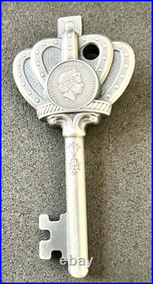 Key to my Kingdom. Cook Islands 5 $ 2023 Antique finish 99,9% silver coin, 1 oz