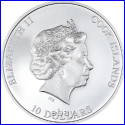 Kiss the Frog Eye of a Fairytale 2023 2 oz $10 Silver Proof Coin Cook Island CIT