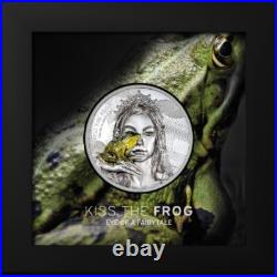 Kiss the Frog Eye of a Fairytale 2023 2 oz $10 Silver Proof Coin Cook Island CIT