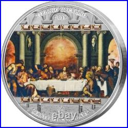 LAST SUPPER Masterpieces of Art 3 Oz Silver Coin 20$ Cook Islands 2019