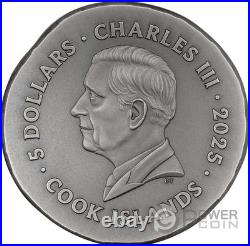 LEON Numismatic Icons 1 Oz Silver Coin 5$ Cook Islands 2025