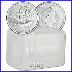 LOT of 20 2021 Cook Islands Silver Bounty Sailing Ship 1/10 oz. 999 fine coins