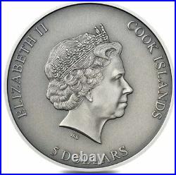 La Cienega Meteorite Coin Cook Islands. 999 Fine 1 oz Silver 2021